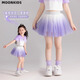 moonkids女童蓬蓬紗裙2025新款半身裙夏季兒童短裙網(wǎng)紗短裙小公主裙子漸變 4388漸變紫紗裙 110 cm