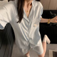 JIOESC睡衣女款夏季云朵棉短袖HelloKitty卡通可愛學生外穿家居服兩件套 奶藍KT貓【兩件套】 L 【100-120斤】