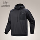 ARC'TERYX始祖鳥 KONSEAL SL PULLOVER HOODY 男子 抓絨衫 BLACK/黑色 M