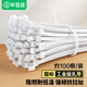畢亞茲 扎帶 自鎖式理線束線帶捆扎綁帶電腦主機(jī)裝機(jī) 3.6*300mm小號(hào)白色尼龍國標(biāo)品質(zhì)收緊禁錮器100根/包