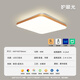 天勁吸頂燈全光譜LED護(hù)眼客廳臥室燈智能米家呵護(hù)光 簡約木紋照明燈具 48W 15㎡內(nèi)適用 3840lm 全光譜方型 米家智控+無極調(diào)光