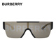 BURBERRY巴寶莉太陽鏡大框博柏利墨鏡一片式印花眼鏡方框4291 3001G