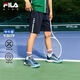 FILA【抗菌】斐樂(lè )童裝兒童涼感短褲2025年夏季新款男中大童五分褲 青鳥(niǎo)藍-NV 170