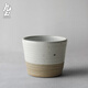 九土手工粗陶小茶杯品茗杯子日式茶杯盞單杯大容量主人杯復古功夫茶具 窯變復古白