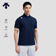 DESCENTE迪桑特TRAINING系列綜訓訓練運動(dòng)健身男士短袖POLO衫 NV-藏青色 L (175/96A)