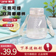 Leno大肚杯大容量水杯便攜高顏值水壺女1300ml帶茶漏網(wǎng)紅吸管杯塑料杯 白色【送3D貼紙+杯刷】 1300ml