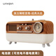 LINKPIN白噪音復(fù)古藍(lán)牙音響便攜桌面多功能睡眠音箱家居床頭氛圍感鬧鐘夜燈減壓舒緩解壓網(wǎng)紅夜燈藍(lán)牙音箱 【便攜款】經(jīng)典木紋-推薦款