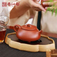 雅沁韻 宜興紫砂壺名家萬(wàn)菊芬全純手工景舟石瓢壺原礦朱泥大紅袍泡茶壺 國(guó)家工藝師 全手工制作 180ml