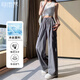 自由系冰絲速干工裝褲女2025夏季新款高腰寬松酷颯風(fēng)小個(gè)子休閑闊腿褲