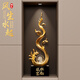 凱斯黛爾風(fēng)生水起落地擺件輕奢高檔進(jìn)門(mén)玄關(guān)裝飾客廳電視柜酒柜壁龕裝飾品 風(fēng)生水起-金色【含氣泡玻璃球】