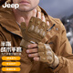 吉普（JEEP）手套男半指戶外戰(zhàn)術(shù)手套摩托車觸屏運(yùn)動(dòng)騎行手套