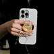 PopSockets【向山野·手機殼】泡泡騷磁吸氣囊支架防摔手機殼蘋果適用純色磨砂表面 雪山白 iPhone 16 Pro Max