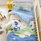 婧麒（JOYNCLEON）幼兒園被子三件套寶寶入園專(zhuān)用兒童床品被套六件套1.5斤墊芯+枕芯 遨游太空 【新疆棉七件套】+子母被1+2斤