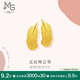 周生生黃金耳釘一對(duì)愛(ài)情密語(yǔ)羽毛足金耳飾女86820E計(jì)價(jià)3.55克