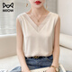貓人【V領(lǐng)遮肉】吊帶背心女內百搭打底配西裝防走光上衣外穿寬肩無(wú)袖T