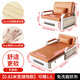 惠旭沙發(fā)床一體兩用可折疊沙發(fā)新款客廳陽(yáng)臺折疊床小戶(hù)型多功能伸縮床 橙色軟包可儲物款【實(shí)木加厚鋪板+送雙抱枕】 抱枕一對