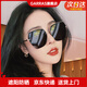 GARRAS太陽(yáng)鏡女男士偏光開(kāi)車(chē)防滑顯瘦gm墨鏡女遮陽(yáng)眼鏡送女友生日禮物 黑灰片 偏光