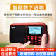 樂果（NOGO） R909迷你收音機(jī)老人專用插卡音響小型多功能音樂播放器便攜式隨身聽高保真多媒體唱戲機(jī) 升級(jí)款黑紅色+經(jīng)典老歌卡+歌本