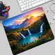 聚盈豐 小號鼠標墊風(fēng)景山水桌墊辦公游戲個(gè)性創(chuàng  )意擺拍湊單出差便攜防滑耐臟水洗速干26*21cm 招財山水