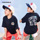 Converse匡威童裝男童短袖T恤夏季新款中大童圓領(lǐng)寬松半袖女童涼感t恤 正黑色 160 /76 【建議身高152-158cm】