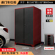 巨瑞車(chē)位柜地下車(chē)庫(kù)儲(chǔ)物柜防盜漁具收納柜地庫(kù)置物柜防潮防銹工具柜 包安裝  通門(mén)車(chē)位柜2.1m高-黑紅