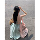 素織錦露背吊帶連衣裙女2025新款春夏無(wú)袖裙子長(zhǎng)裙海邊度假沙灘裙仙女裙 吊帶鏤空度假連衣裙【淺綠色】 L