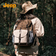 吉普（JEEP）戶外騎行雙肩包女輕便登山旅行包大容量電腦包休閑徒步背包