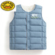 G.duck兒童羽絨棉馬甲男童背心加厚秋冬季女童內穿9大童坎肩8男女孩12歲 羊羔絨款灰藍色（碼數偏?。?170 適合身高150-160cm
