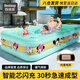 Bestway百適樂充氣水池家用兒童洗澡桶戶外游泳池54508 2.62內(nèi)置電泵