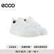 愛(ài)步（ECCO）休閑鞋 街頭720系列520814 01007白色 42