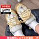 小回力家面包鞋女冬厚底奶黃小眾設(shè)計學(xué)生百搭滑板鞋初中生可愛布丁狗鞋子 黃色 39 -秒發(fā)貨贈運(yùn)費(fèi)險腳寬拍大一碼