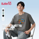 班尼路（Baleno）冰感短袖男夏季ins風(fēng)高街冰絲男士涼感t恤速干百搭休閑潮男上衣