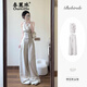 春麗珠（Chunlizhu）休閑褲女裝2025夏季搭配一整套小個(gè)子無袖上衣休閑闊腿褲兩件套裝 無袖上衣+闊腿褲 M