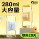 YEE鳥用飲水器喝水鸚鵡喂水器撞針自動大號水壺玄鳳喂鳥器【白色】