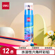 得力（deli）12色水溶性彩鉛原木六角桿彩色鉛筆素描手繪初學(xué)者專(zhuān)業(yè)學(xué)生畫(huà)筆套裝紙筒禮物學(xué)生開(kāi)學(xué)禮物