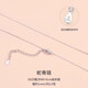 七度（SEVEN DEGREE）S925純銀項(xiàng)鏈女無吊墜素鏈細(xì)裸鏈滿天星鎖骨鏈閃O盒子十字萬能鏈