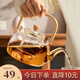 憶壺茶煮茶壺玻璃燒水壺高硼硅泡茶具電陶爐耐高溫可明火圍爐花茶提梁壺