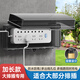 奧柯朗加長(cháng)款衛生間插線(xiàn)板防水盒室外電源插座防濺盒接線(xiàn)板保護罩蓋排插 超長(cháng)款插排防水盒【透黑】+掛鎖