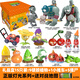 三哈玩具正版植物大戰(zhàn)僵尸玩具2可發(fā)光軟膠兒童男孩益智3豌豆射手疆尸套裝 禮品盒：15只硬膠裝/燈光版【含2巨人】送地圖