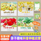【贈種子盲袋1包】我是小農(nóng)夫全4冊科普種植圖書3–6歲幼兒園睡前故事寶寶閱讀繪本你好呀小青菜豆子變魔術小紅蘿卜的秘密咕嚕咕嚕滾土豆 我是小農(nóng)夫全4冊