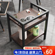 姍姍木藝茶幾客廳小桌子麻將桌邊幾沙發(fā)邊桌可移動(dòng)茶水柜茶桌茶臺(tái)置物架