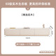 隱河巖板電視柜客廳家用現代簡(jiǎn)約小戶(hù)型新款落地實(shí)木茶幾電視機柜組合 1.4米電視柜-奶油白【精選實(shí)木】 自己安裝