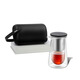 適放便攜式高級旅行茶具磁吸飄逸杯露營(yíng)快客杯泡茶壺套裝戶(hù)外喝茶裝備 便攜快客杯【單壺+便攜包】