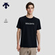 DESCENTE 迪桑特ESSENTIAL系列男士短袖針織衫夏季新品 BK-黑色 L (175/96A)