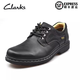 其樂(lè )（Clarks）男鞋春夏款商務(wù)休閑鞋系帶防水牛皮鞋Rockie Lo GTX 黑色 42