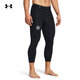 安德瑪（Under Armour）25春夏新款運動(dòng)褲庫里Curry男子籃球運動(dòng)緊身七分褲 黑色 XL (180)