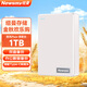 紐曼（Newsmy）1TB 移動硬盤機械 雙盤備份 清風Plus系列 USB3.0 2.5英寸 清新白 海量存儲 手機連接 格紋設計