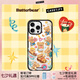 CASETIFY 黃油小熊 x CASETiFY聯(lián)名 黃油小熊貼紙 適用于iPhone16/15 Pro/Max手機殼 透明黑框Magsafe iPhone 15 Pro