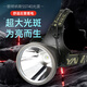 雅尼（YANI）超亮頭燈強(qiáng)光充電遠(yuǎn)射頭戴式led礦燈鋰電池超長續(xù)航戶外夜釣趕海 7736S白光-736S白光舒適后置款