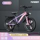 永久（FOREVER）兒童山地車(chē)兒童自行車(chē)兒童山地自行車(chē)6到12歲小學(xué)生新款變速單車(chē) 豪華粉紫|6速+一體輪+后座+車(chē)燈 20寸|身高130-160cm